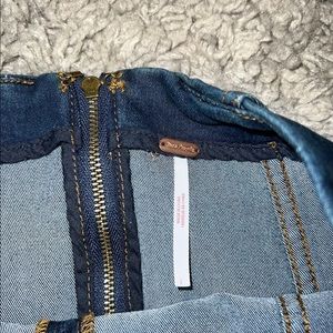 Free people denim skirt. Size 2.